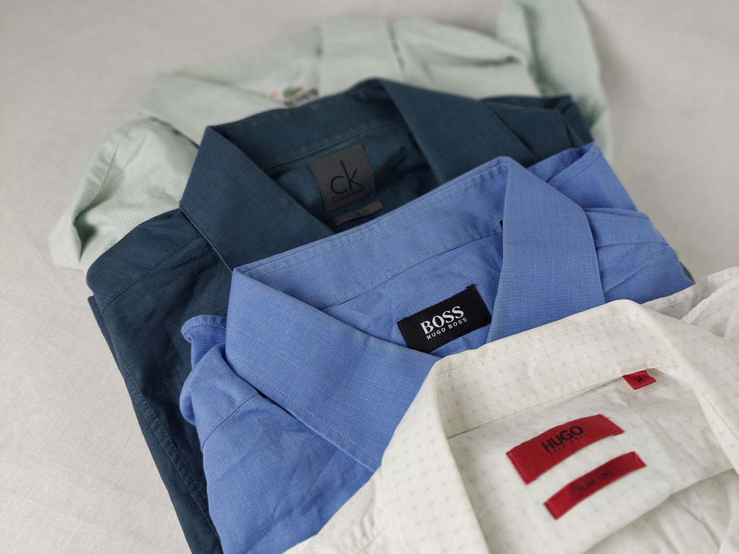 15x overhemden A/B graad Lacoste, Calvin, Boss