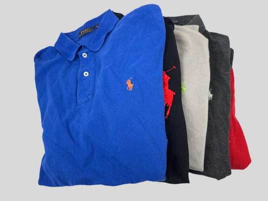 20x polomix Ralph Lauren, Lacoste, Tommy Hilfiger graad A