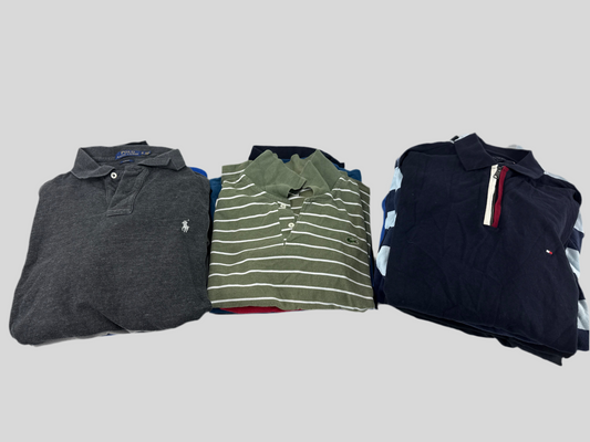 20x polomix Ralph Lauren, Lacoste, Tommy Hilfiger graad A